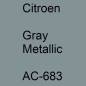 Preview: Citroen, Gray Metallic, AC-683.